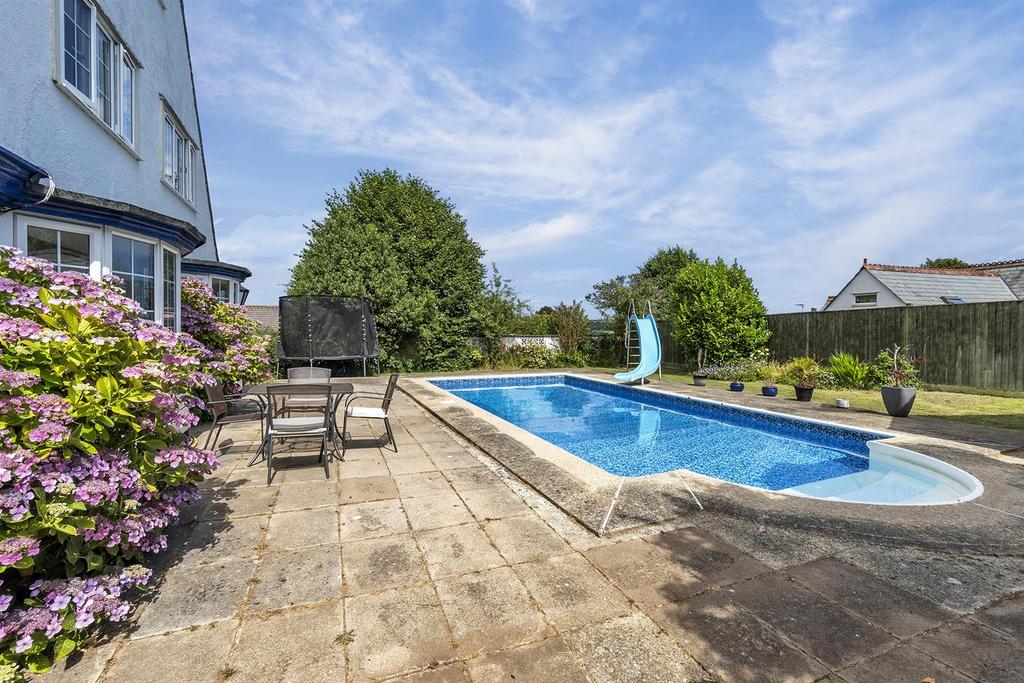 Outside pool and patio
