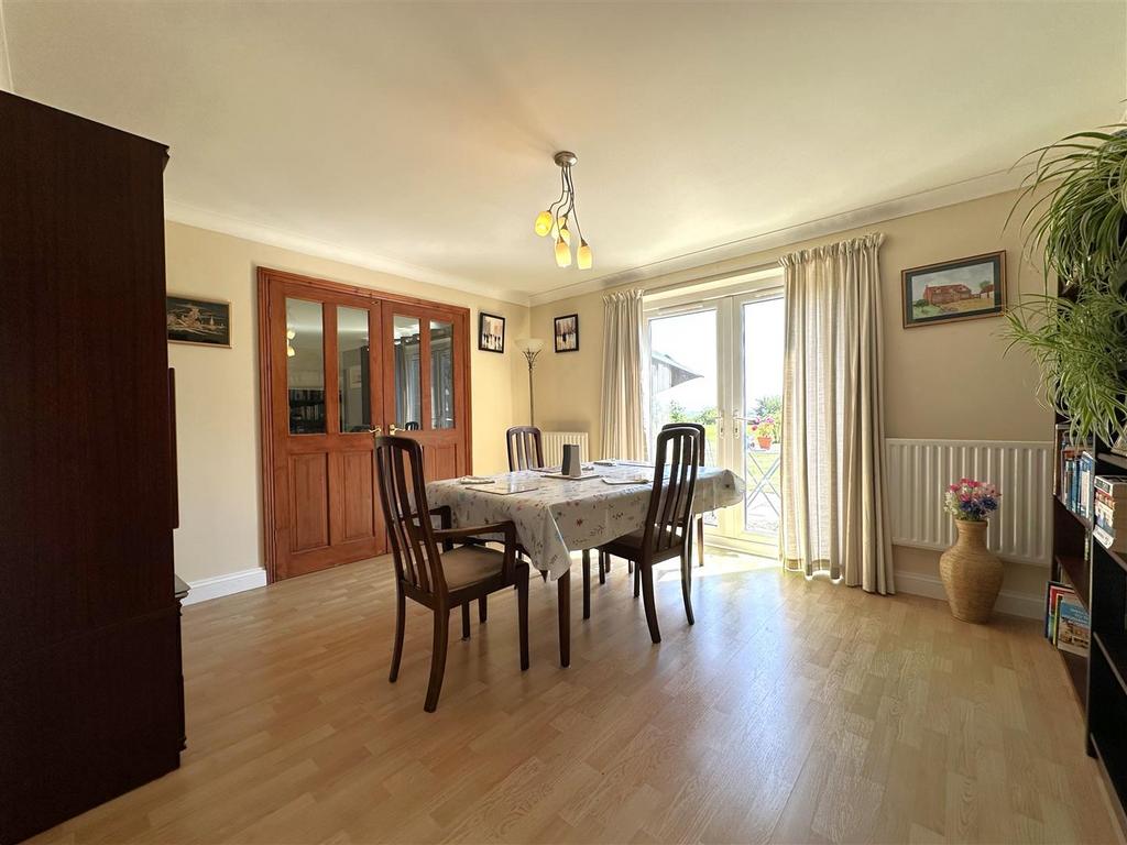 Dining Room With French Doors 977