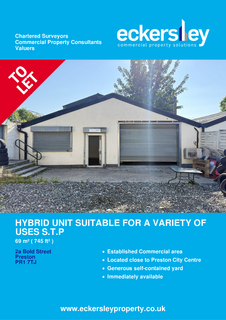 Industrial development to rent, 2A Bold St Preston PR1 7JT