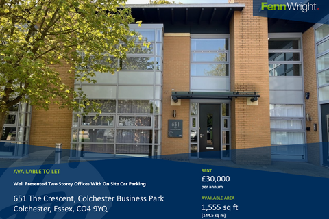 Office to rent, 650-662 The Crescent Colchester CO4 9YQ