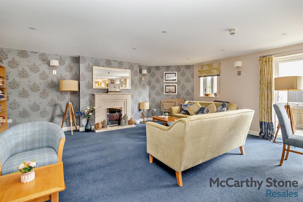Living room, fireplace