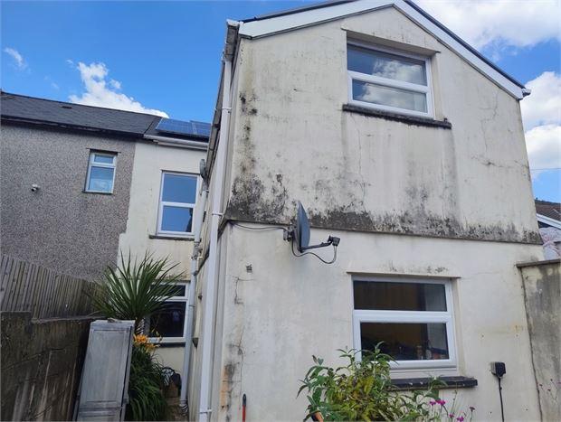 Rear of property