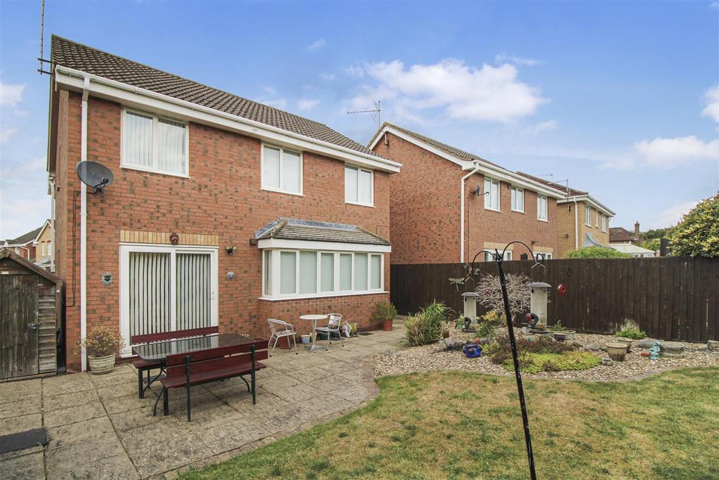 Rear of property