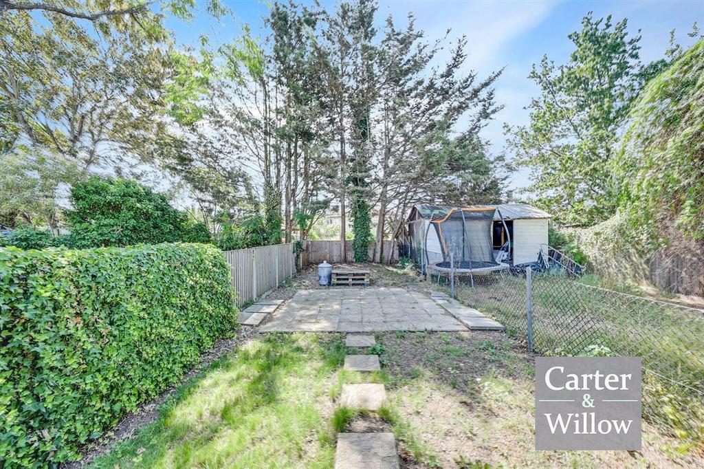 Private rear garden