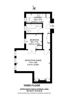 1 bedroom flat for sale, Finchley Road, London, NW3