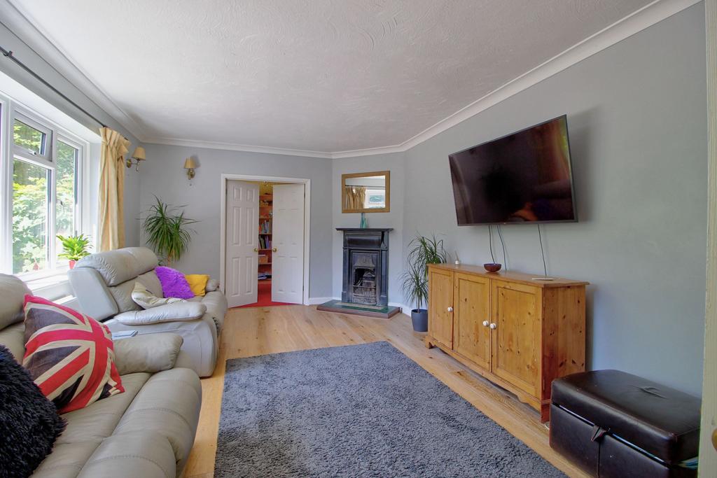 Living room with adjoining study / home office