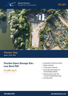 Land to rent, Plaxton Way Ware SG12 7QE