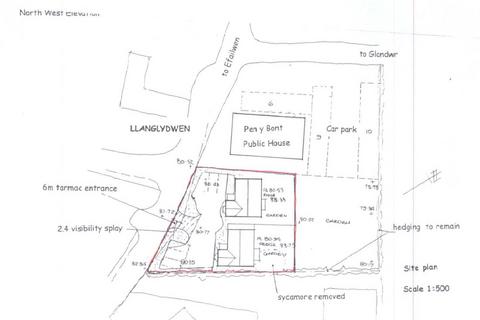 Plot for sale, Llanglydwen, Hebron, Whitland