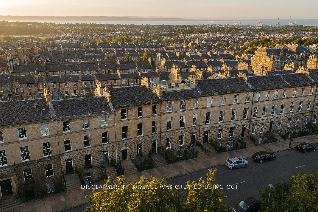 CGI Rooftop Terrace - 28 Abercromby Place