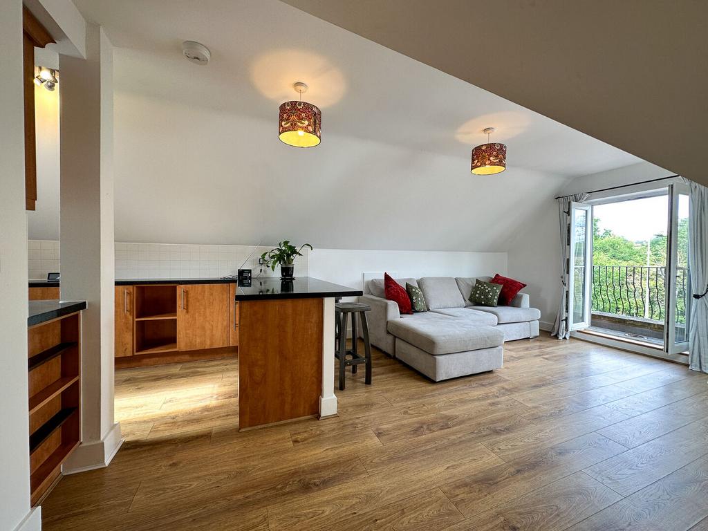 Open plan kitchen and reception room