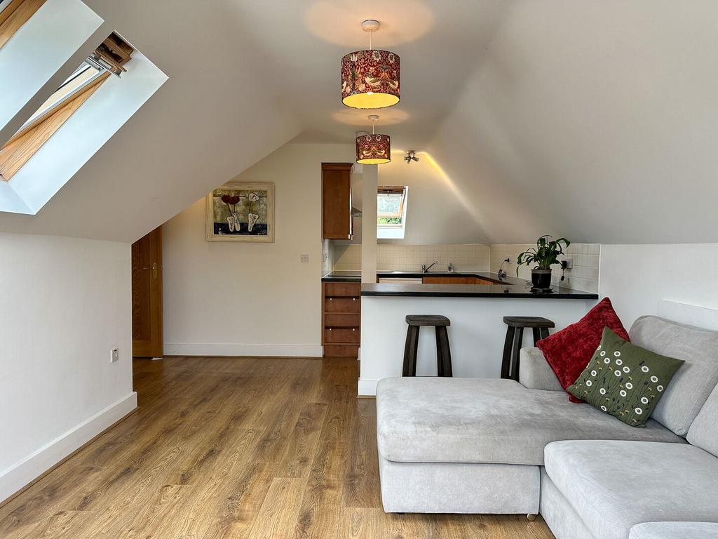Open plan kitchen and reception room