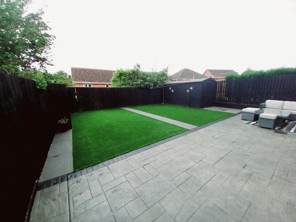 Rear garden