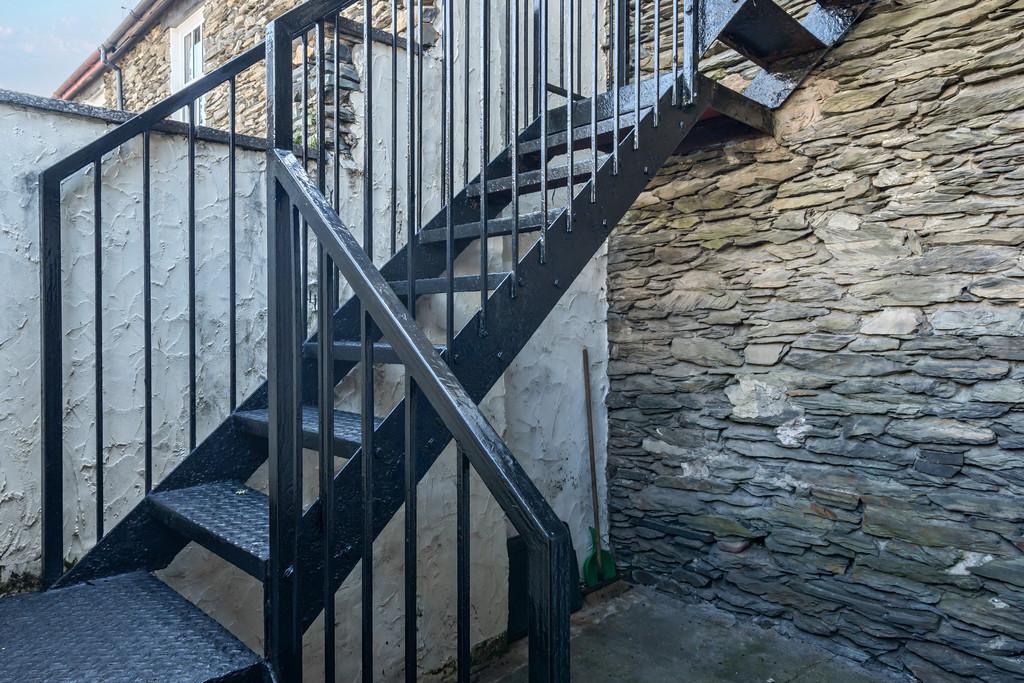 External stairwell