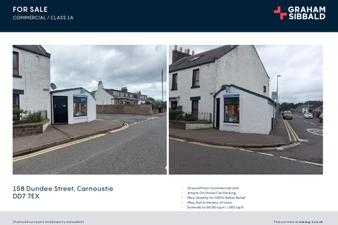 Retail property (high street) for sale, 158 Dundee St Carnoustie DD7 7EX