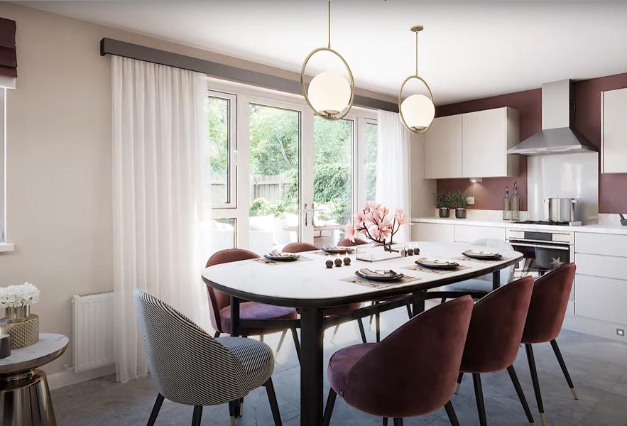 Mey 4 bedroom home, open-plan kitchen/dining room