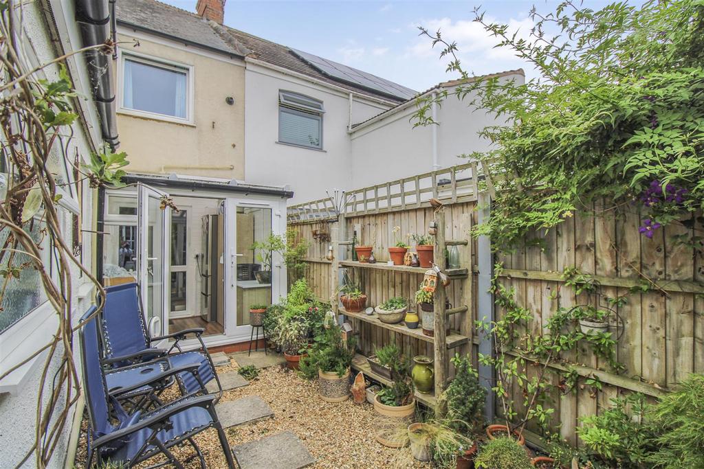 Rear of property