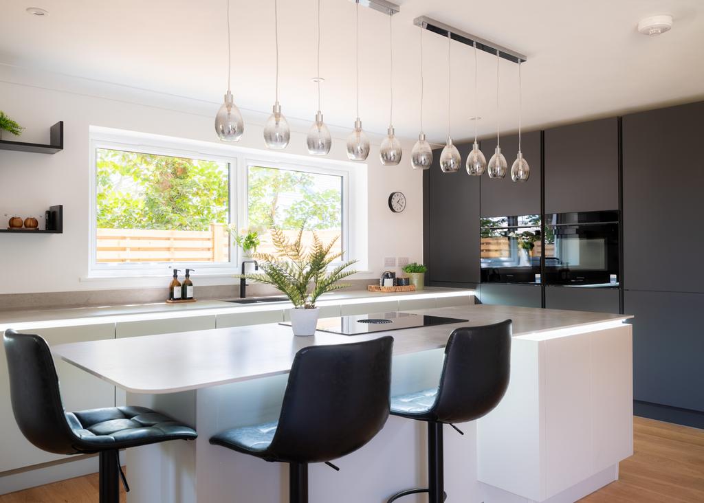 The kitchen island