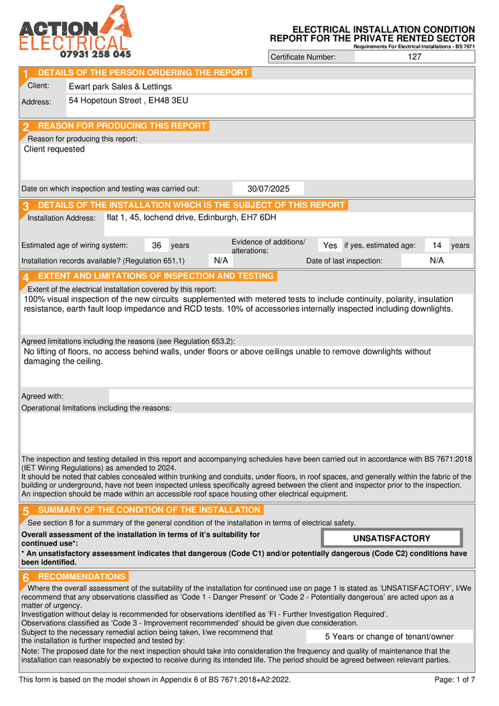 EPC Certificate