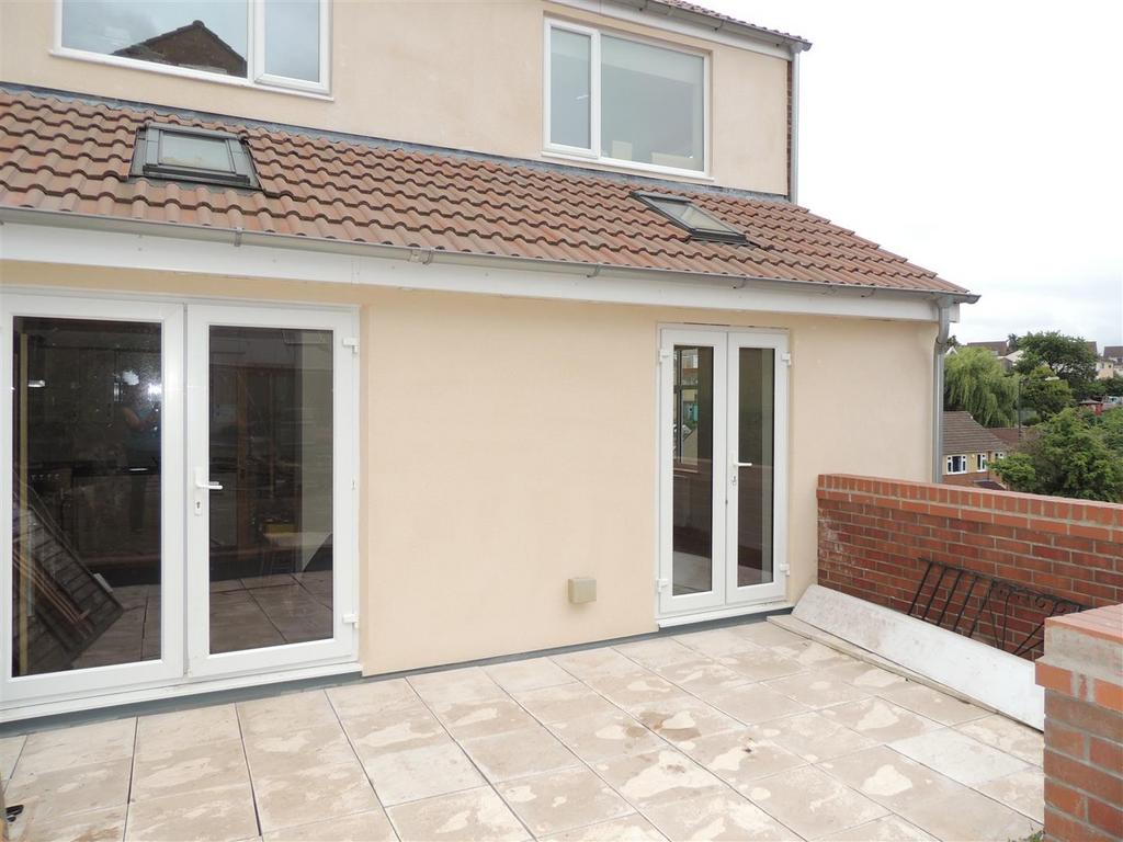 Rear of property