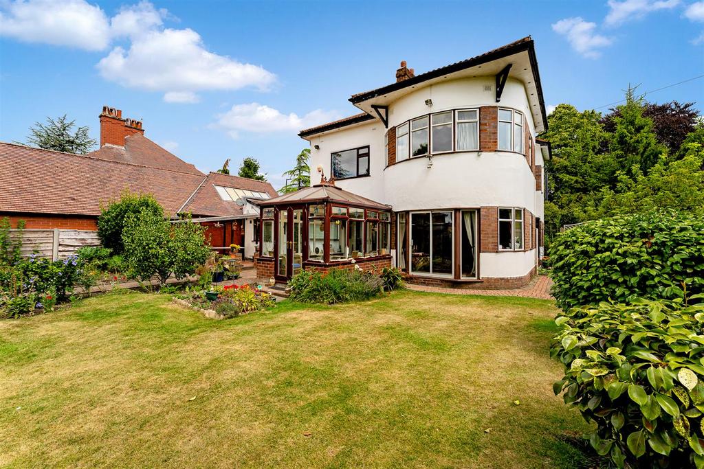 Rear of property