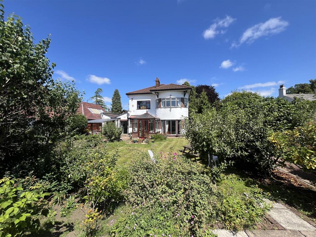 Rear of property