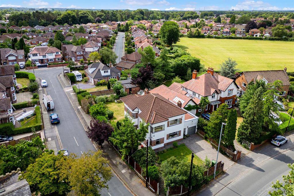 Front elevation Birdseye view