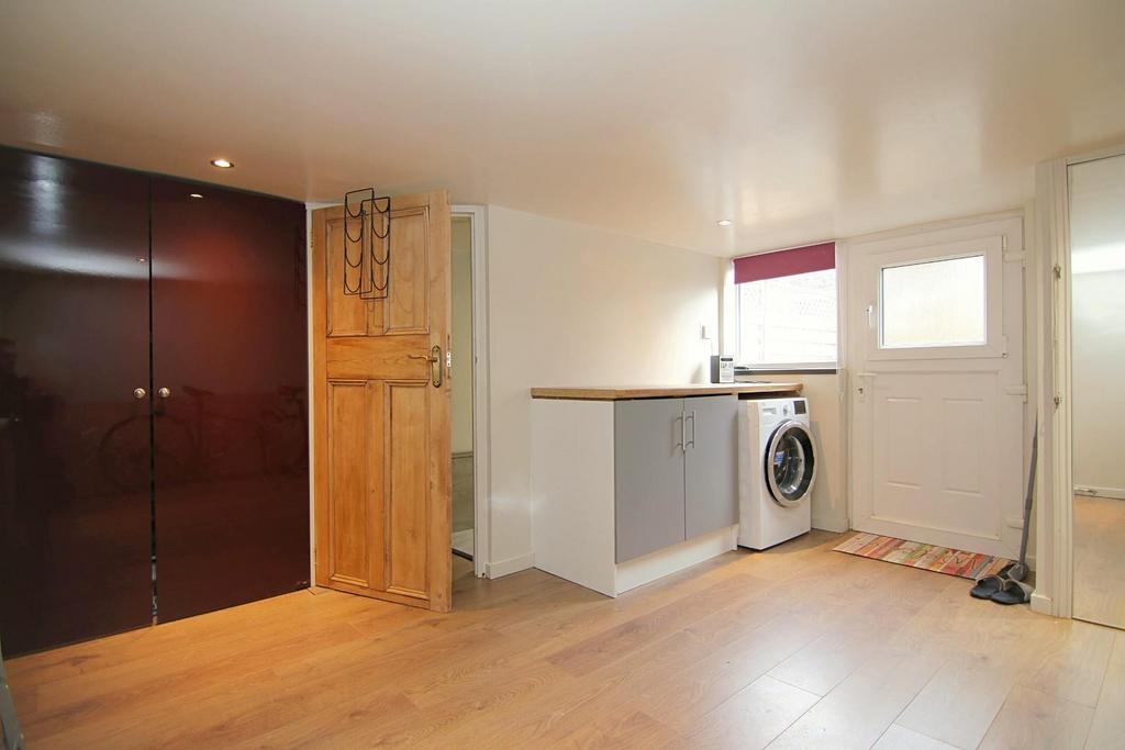 Basement utility room