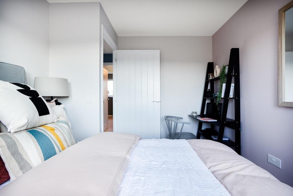 Bedroom two can fit a double bed or sizable single