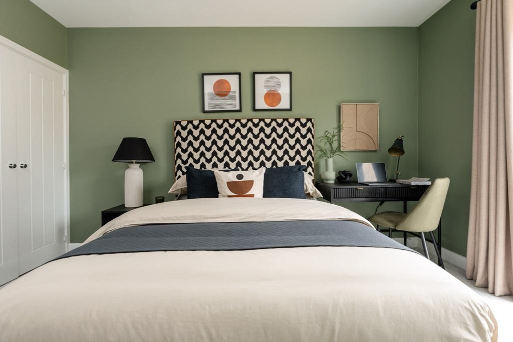 The second bedroom is perfect for guests