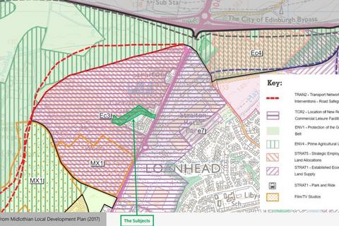 Land to rent, Straiton Rd Loanhead EH20 9QJ