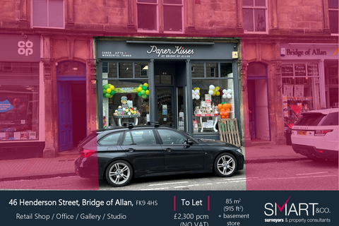 Retail property (high street) to rent, 46 Henderson St Bridge Of Allan FK9 4HS