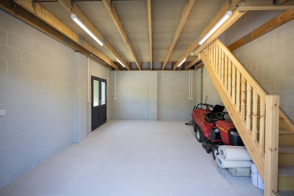 Attached garage