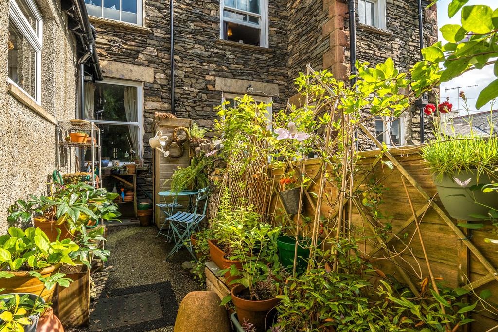 Rear Entrance and garden