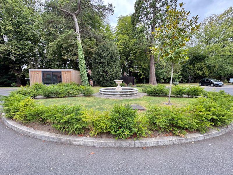 Manicured gardens