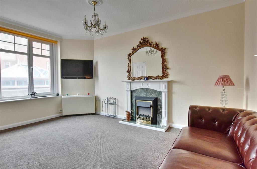 Living room, fireplace