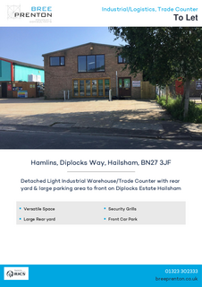 Industrial development to rent, Diplocks Way Hailsham BN27 3JF