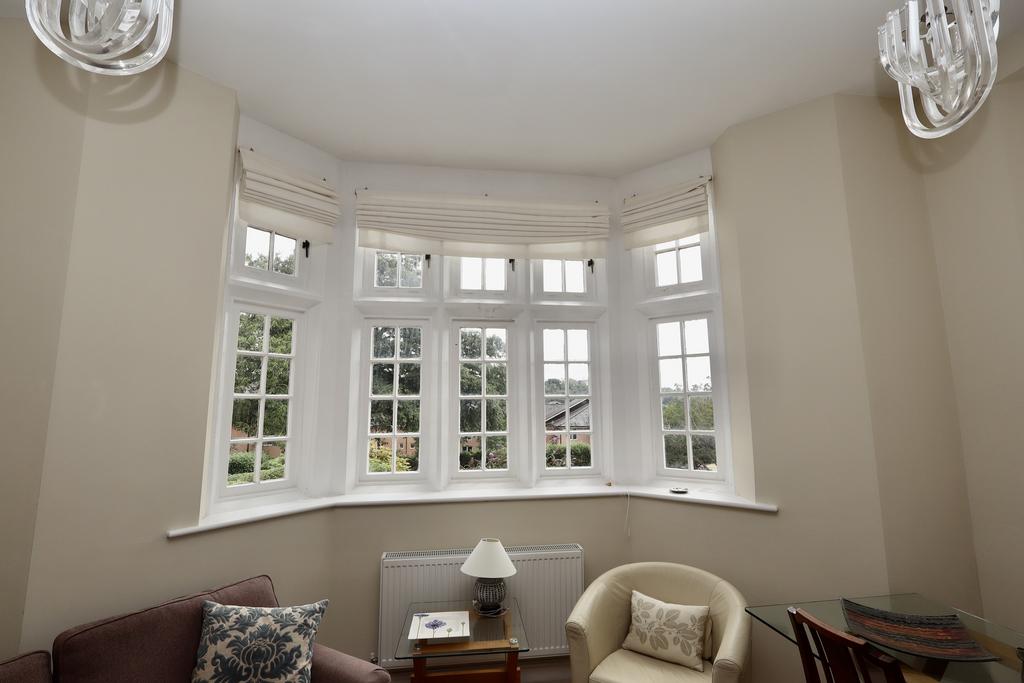 Feature bay window in the sitting room