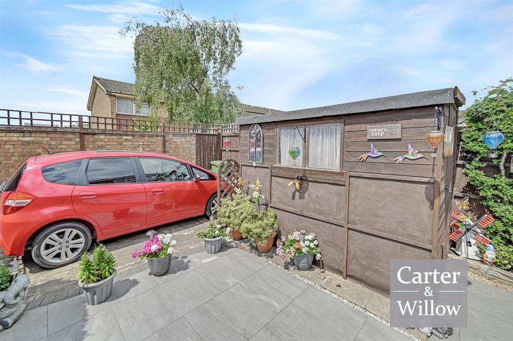 Rear driveway