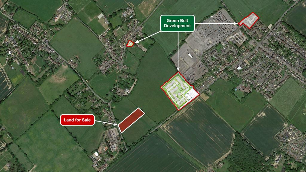 Close to development within the Greenbelt.