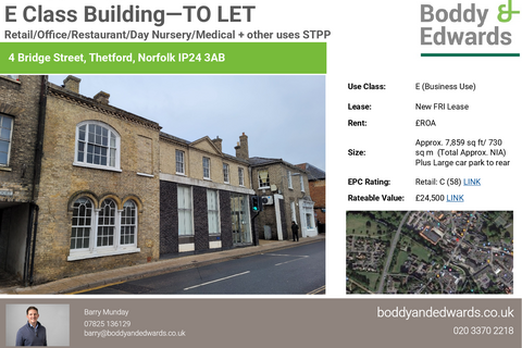 Office to rent, 4 Bridge St Thetford IP24 3AB