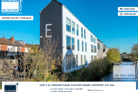 Office to rent, Electric Wharf Coventry CV1 4HA