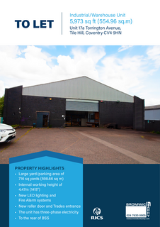 Warehouse to rent, Caldwell Rd Nuneaton CV11 4NG