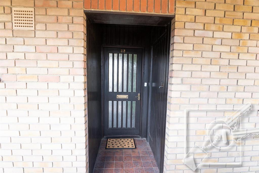 Flat front door