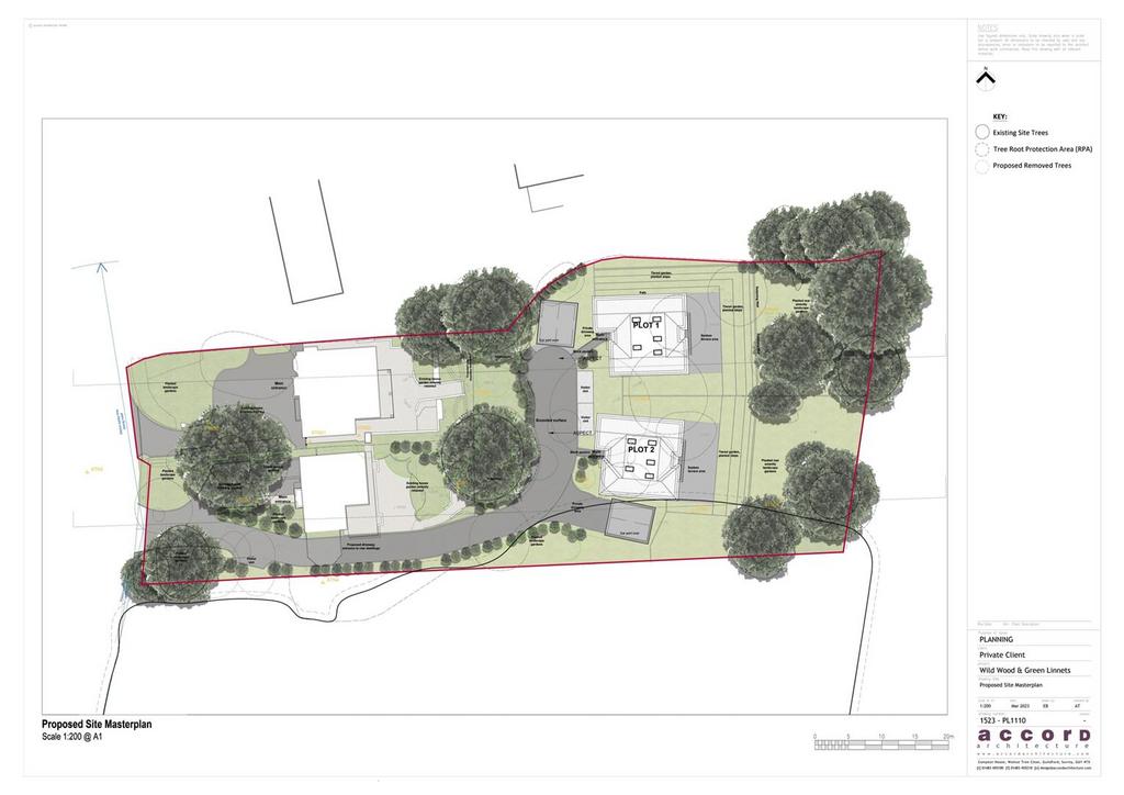 Proposed site plan