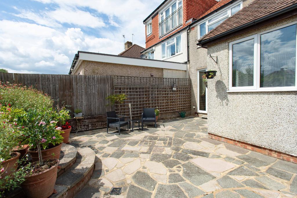 Rear of property
