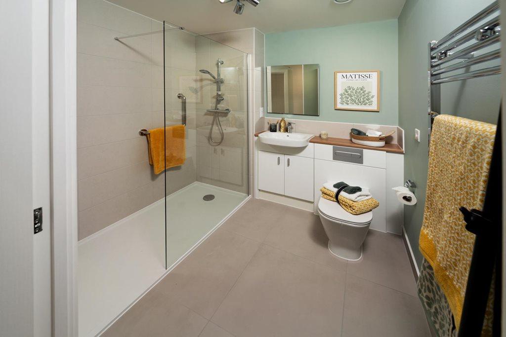 Typical shower room