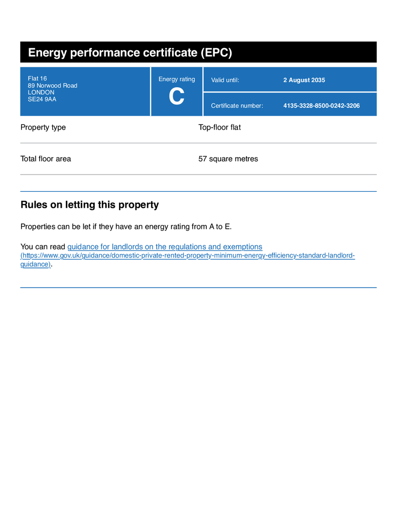 Energy Performance Certificate