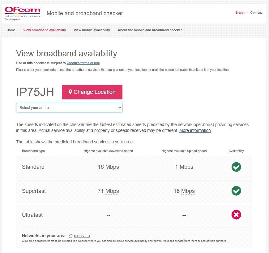 Broadband Check