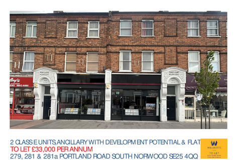 Retail property (high street) to rent, 279-281 Portland Rd London SE25 4QQ