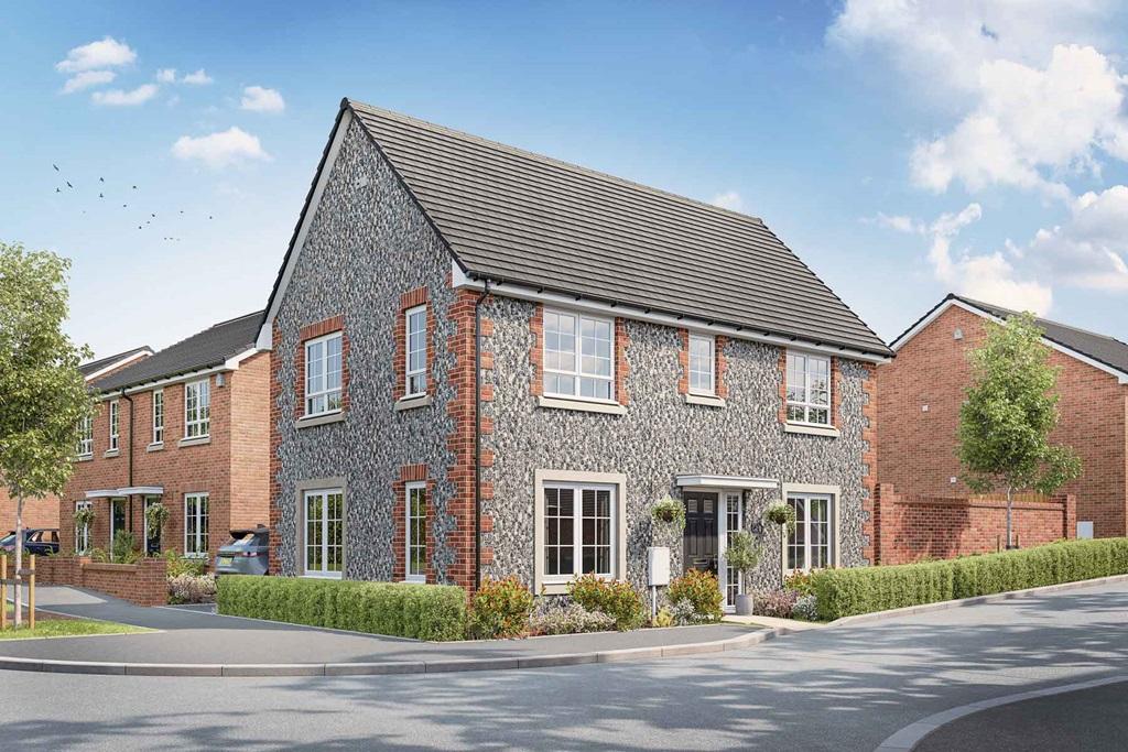 Artist&#39;s impression of a typical Aynesdale home